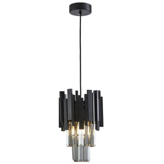 Clearance - V&M Regina 1 Light Black Pendant