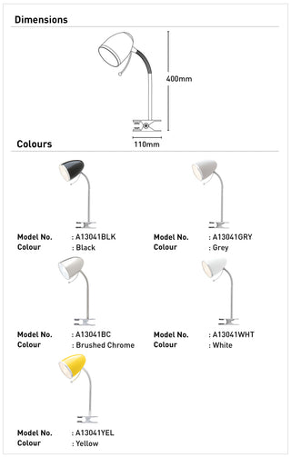 Mercator Sara Clamp Lamp