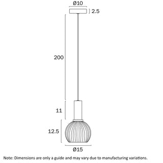 Telbix Aosta 15cm Pendant