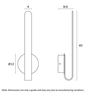 Telbix Atala 40 Wall Light