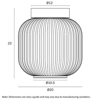 Telbix Bobo 20CM Batten Fix