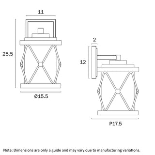 Telbix Capstan 25 Exterior Wall Light