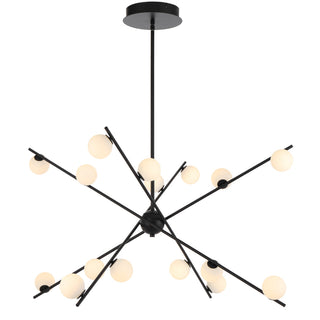 Telbix Captiva 16 Light Pendant Black