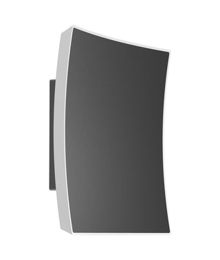 CLA CRISTAL LED Tri-CCT Exterior Curved Square Wall Lights IP65