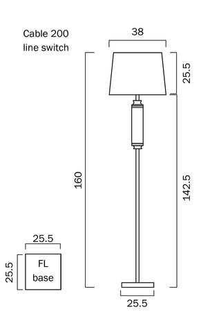 Telbix Dorcel Floor Lamp