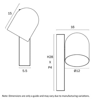 Telbix Eoho Touch Wall Bracket