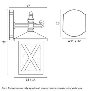 Telbix Eldon Exterior Wall Light