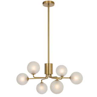 Telbix Felton 6 Light Pendant Antique Gold