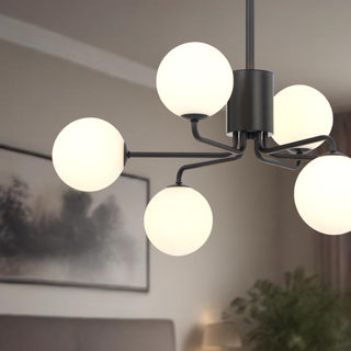 Telbix Felton 6 Light Pendant Black