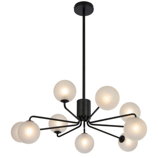 Telbix Felton 9 Light Pendant Black