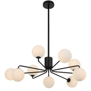 Telbix Felton 9 Light Pendant Black