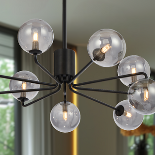 Telbix Felton 9 Light Pendant Black