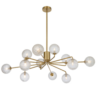 Telbix Felton 12 Light Pendant Antique Gold