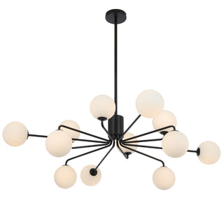 Telbix Felton 12 Light Pendant Black