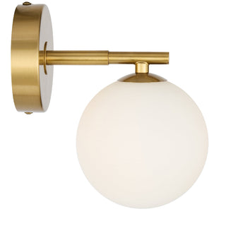 Telbix Felton 1 Light Wall Light Antique Gold