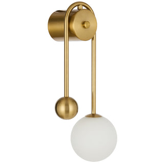 Telbix Felton Arm Wall Light Antique Gold