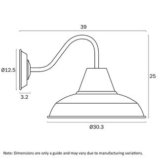 Telbix Gordon Exterior Wall Light