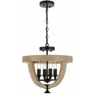 Telbix Hosley 4 Light Pendant CTC