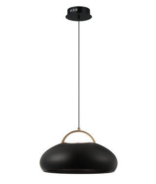 CLA Kupol Interior LED Tri-CCT Dome with Brass Highlight Pendant Lights