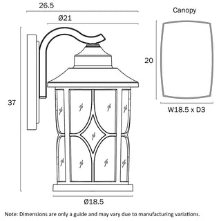 Telbix Lenore 215 Exterior Wall Light