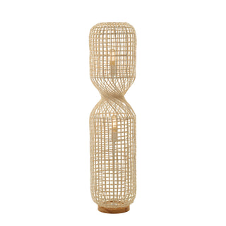 Lexi Twirla Rattan Floor Lamp Large