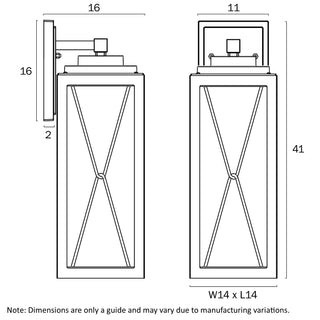 Telbix Mallory 40 Exterior Wall Light