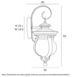 Telbix Mamo 25 Exterior Wall Bracket