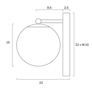 Telbix MARSTEN Indoor Wall Light