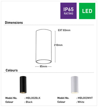 Mercator Marshall 18W LED Wall Light