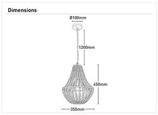 Mercator Willow Pendant