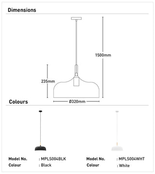 Mercator Olena 1Lt Light Pendant Light