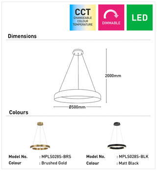 Mercator Medine LED Pendant Small