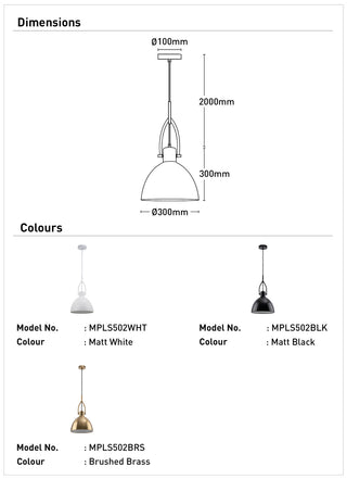 Mercator Terrence Pendant