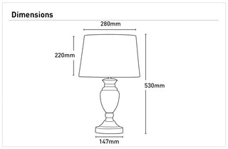 Mercator Hilda Touch Table Lamp