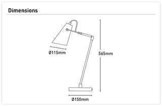 Mercator Colton Task Lamp