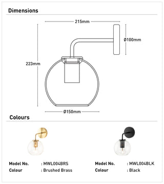 Mercator Sylvia Wall Lamp