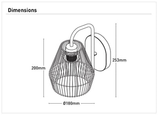 Mercator Kaden Wall Lamp