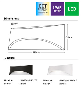 Mercator Wells 8W LED Wall Light