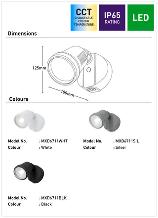 Mercator Otto 12W LED Floodlight