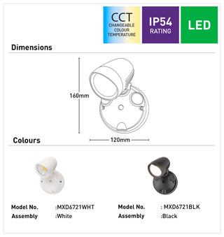 Mercator Cicero 1Lt LED Security Flood Light