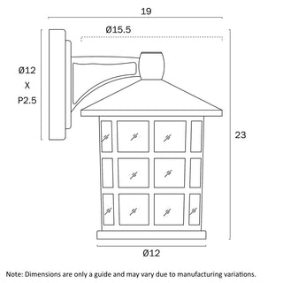 Telbix Nadira Exterior Wall Light