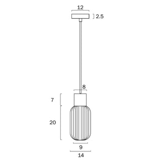 Telbix Nori 14 Pendant