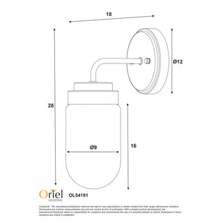 Oriel DUNBURN Wall Light