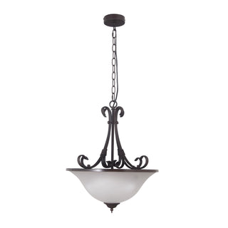 Oriel Gaston II 3LT Single Bronze Traditional Frost Pendant