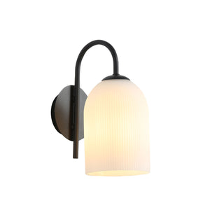 Oriel Arley Opal Matt Wall Light