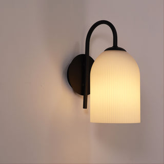 Oriel Arley Opal Matt Wall Light