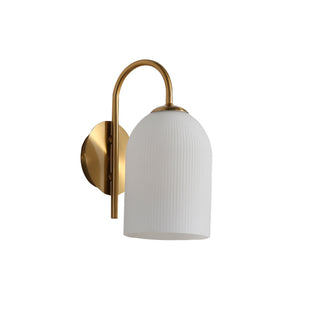 Oriel Arley Opal Matt Wall Light