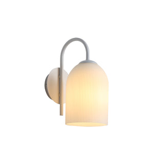 Oriel Arley Opal Matt Wall Light