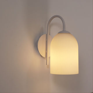 Oriel Arley Opal Matt Wall Light