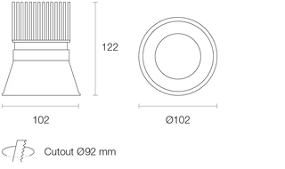 Trend PLATINUM P12L LED Downlight